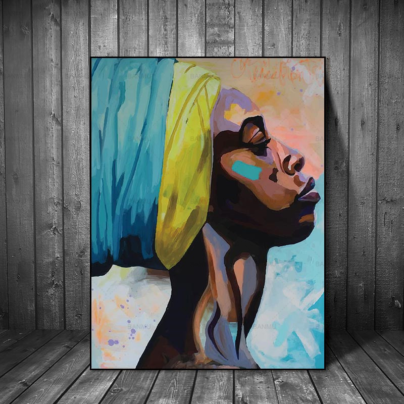 Wall Art Pictures Canvas Painting Poster Prints Colorful People On No Frame Home - 2