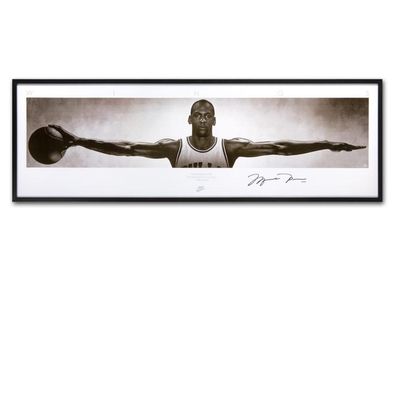 michael jordan autographed poster