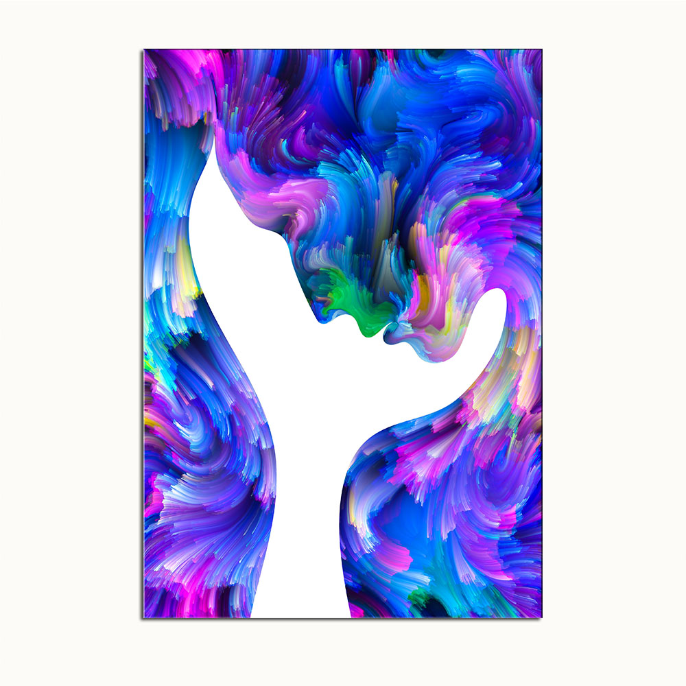 Dpartisan Abstract Posters Prints Wall Art Canvas Painting Color No Frame - 3