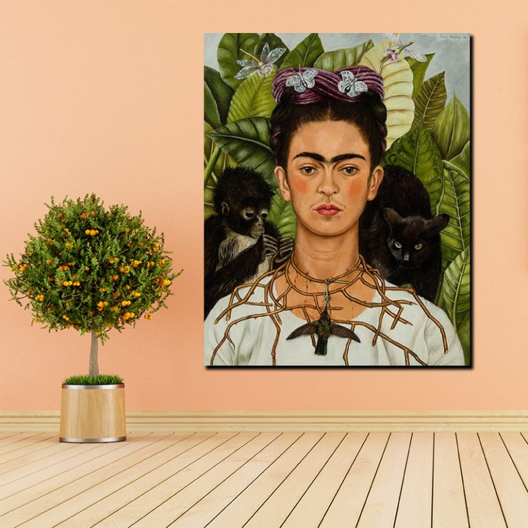 Frida Kahlo Self Portrait Canvas Prints Modern Art Wall Decor For