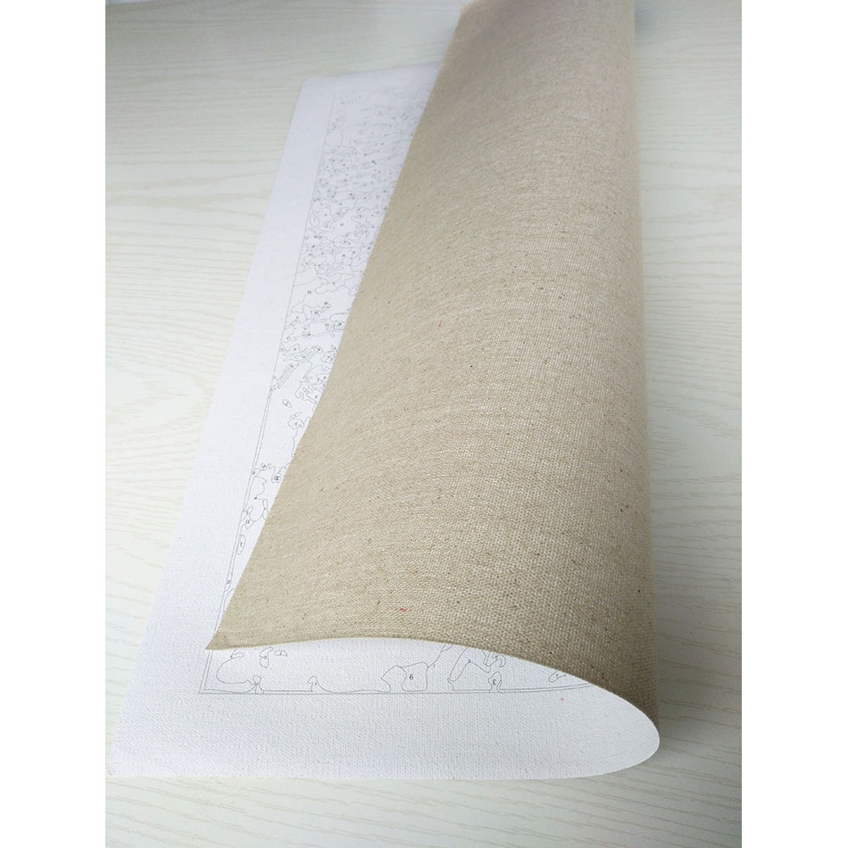 Vintage Europe Street Painting By Numbers Coloring Acrylic Paint On Canvas Home - 3