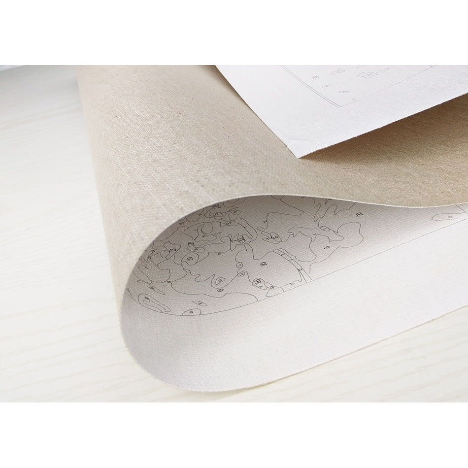 Vintage Europe Street Painting By Numbers Coloring Acrylic Paint On Canvas Home - 4