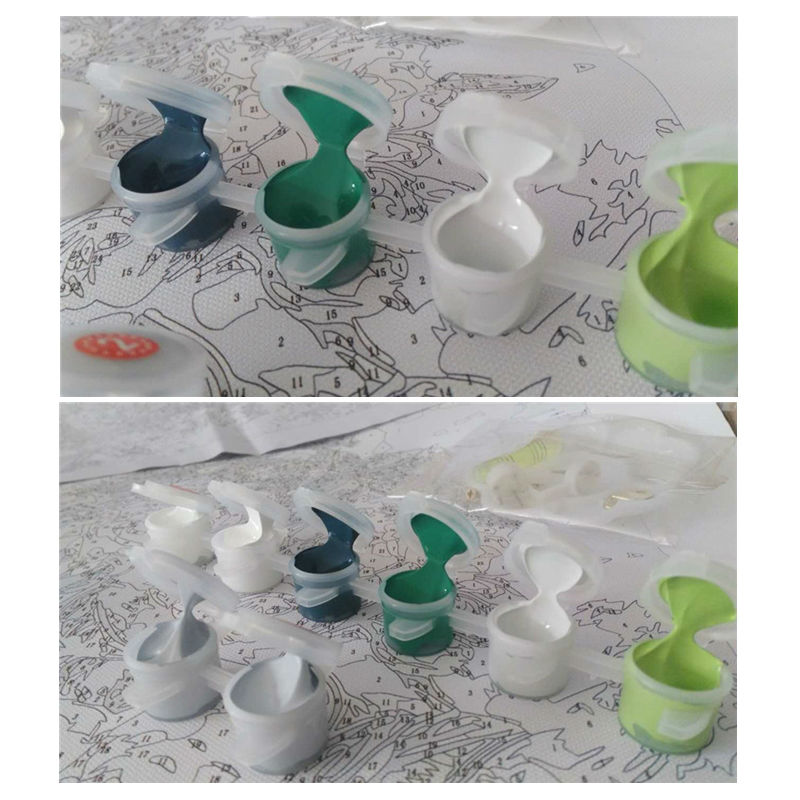 Tree Golden Leaves Painting By Numbers Paint Number Coloring Home Picture Oil Canvas - 6