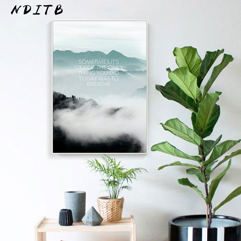 Scandinavian Style Modern Home Decor Travel Landscape Canvas Wall Art Nordic Nature Print Painting Poster - 5