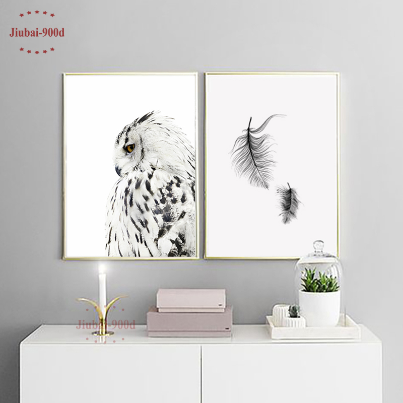 Nordic Owl Canvas Wall Art 900d Poster Prints For Home Decor Nor026 - 2