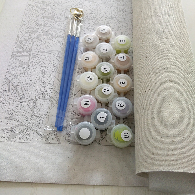 Frameless Sunflower Vintage Painting Digital By Numbers Acrylic Picture Canvas Wall Art Home Unique - 4