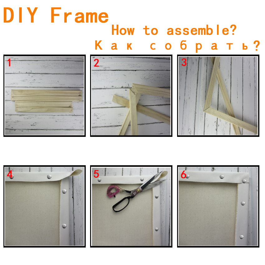 Coloring By Numbers On Canvas Flowers Paintings Wall Home Sunrise Poppies Modular Picture Y5108 - 6