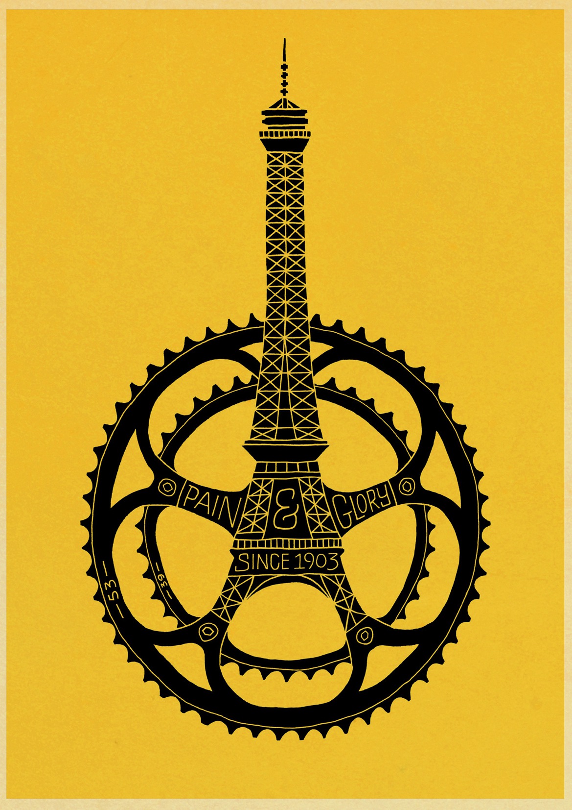 Sports Riding Cycling Competition Bike Vintage Paper Poster Wall Painting Home 42x30 Cm 30x21 - 6