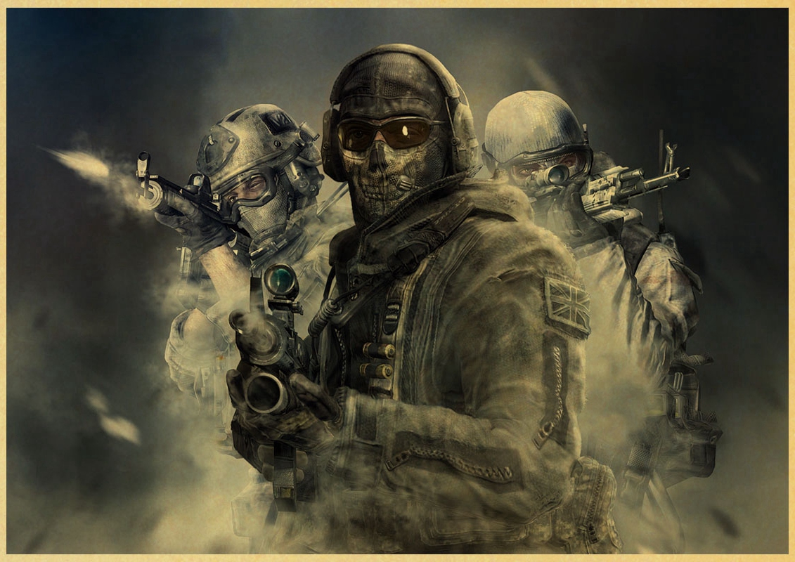 Counter-strike Cs Go Vintage Paper Poster Wall Painting Home 42x30 Cm 30x21 - 4