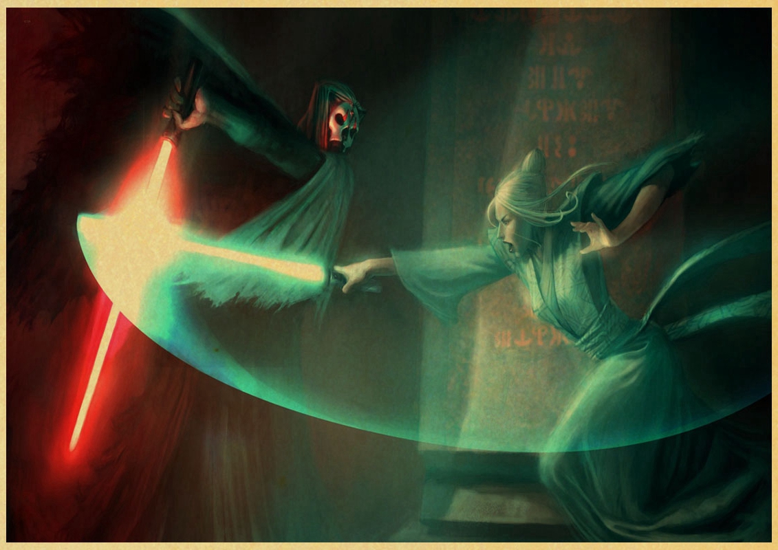 Star Wars Old Republic Vintage Paper Poster Wall Painting Home 42x30 Cm 30x21 - 5