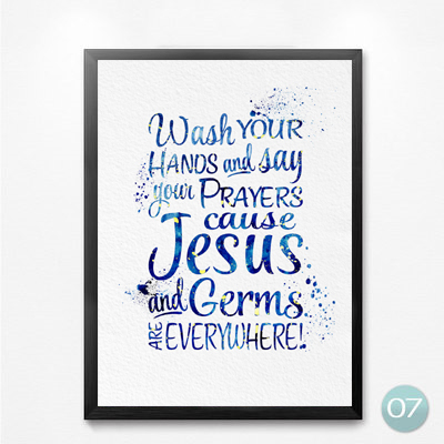 Hd2118 Pray More Worry Less Matthew Scripture Art Print Jesus Psalm Canvas Painting High Definition Poster - 9