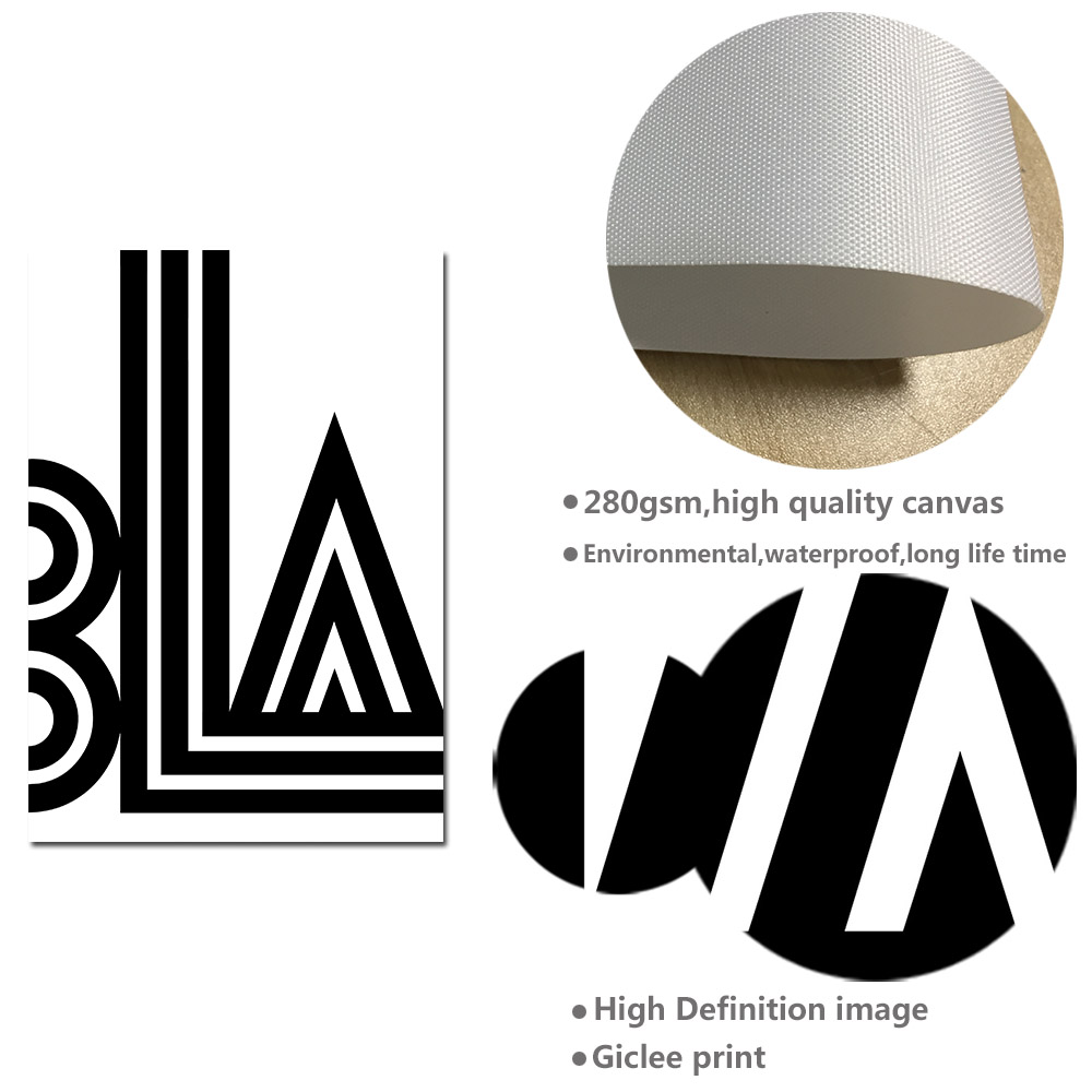 Trippy Eye Abstact Vintage Poster Prints Black White Minimalist Wall Art Canvas Painting Picture Nordic Home - 5