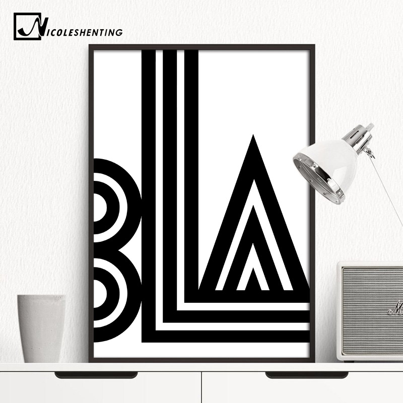 Trippy Eye Abstact Vintage Poster Prints Black White Minimalist Wall Art Canvas Painting Picture Nordic Home - 2