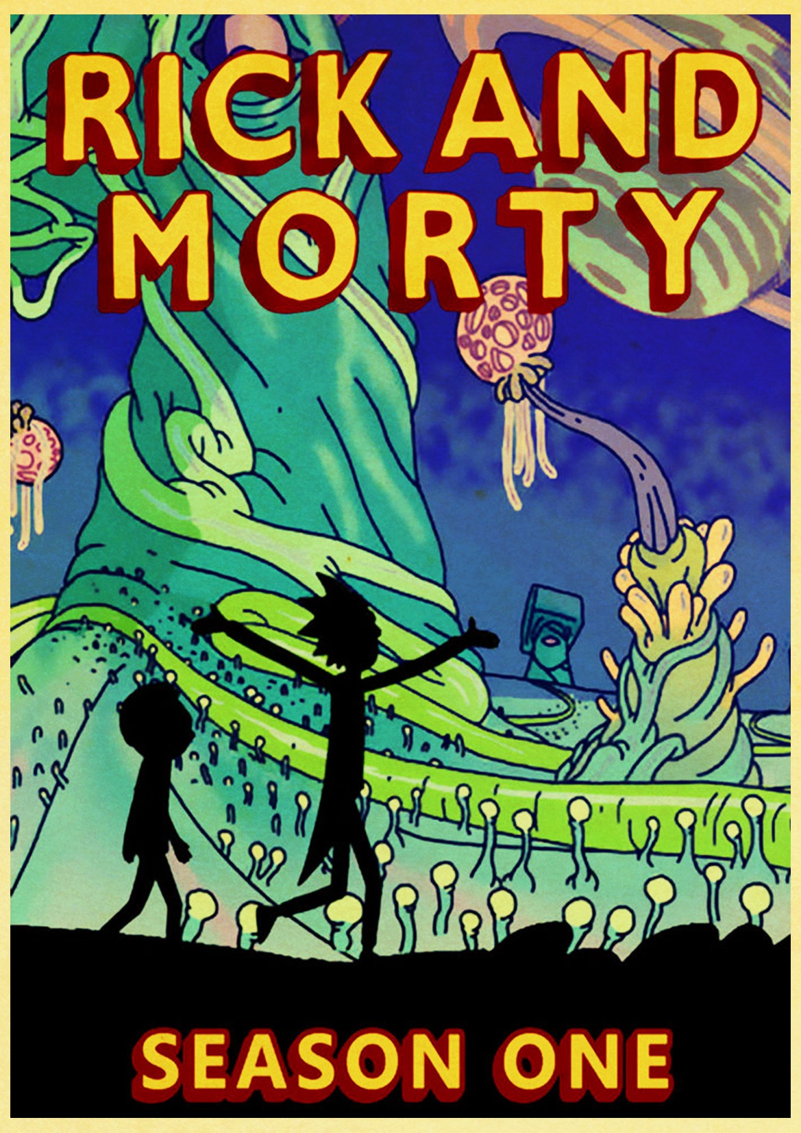 Vintage Posters Cartoon Poster Rick And Morty Prints Wall Painting Home Decoration - 5