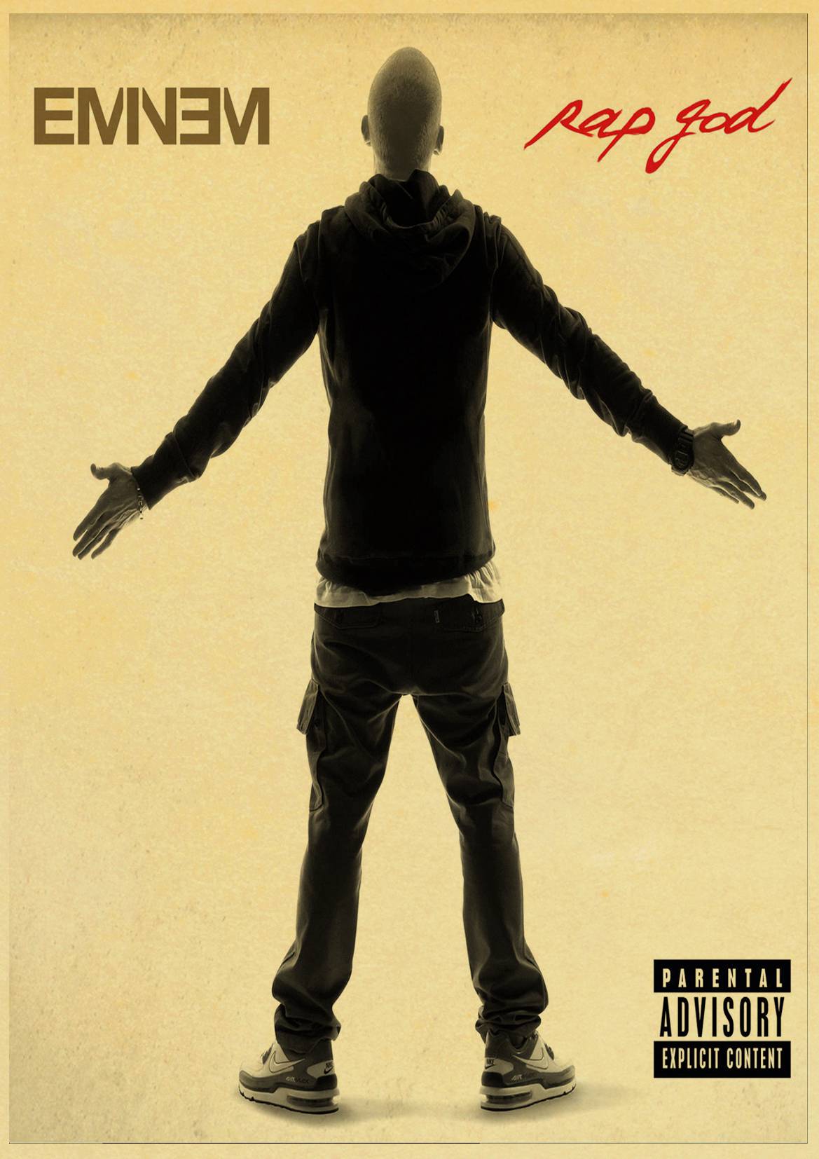 Vintage Singer Eminem Poster Painting Kraft Paper Home Bar Wall - 6