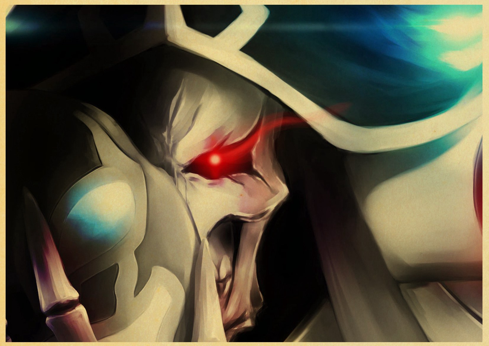 Vintage Overlord Retro Poster Home Living Room Kraft Painting Wall Stickers Decals - 5