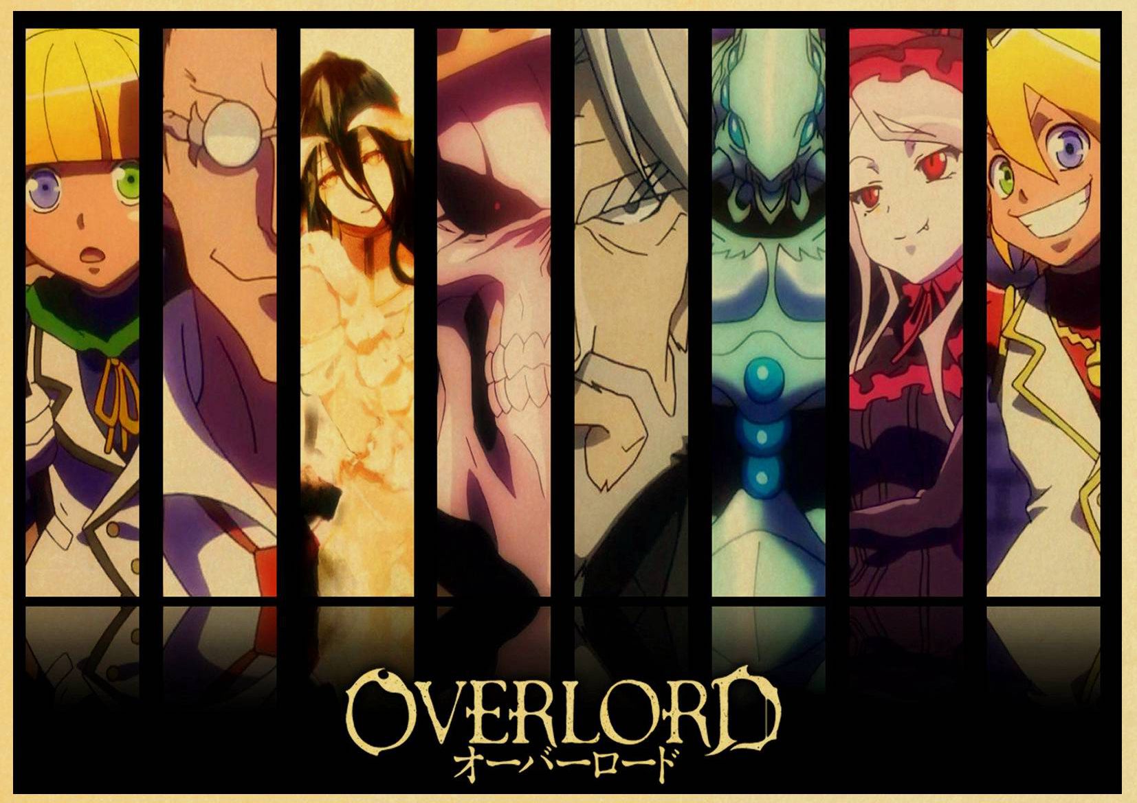 Vintage Overlord Retro Poster Home Living Room Kraft Painting Wall Stickers Decals - 3