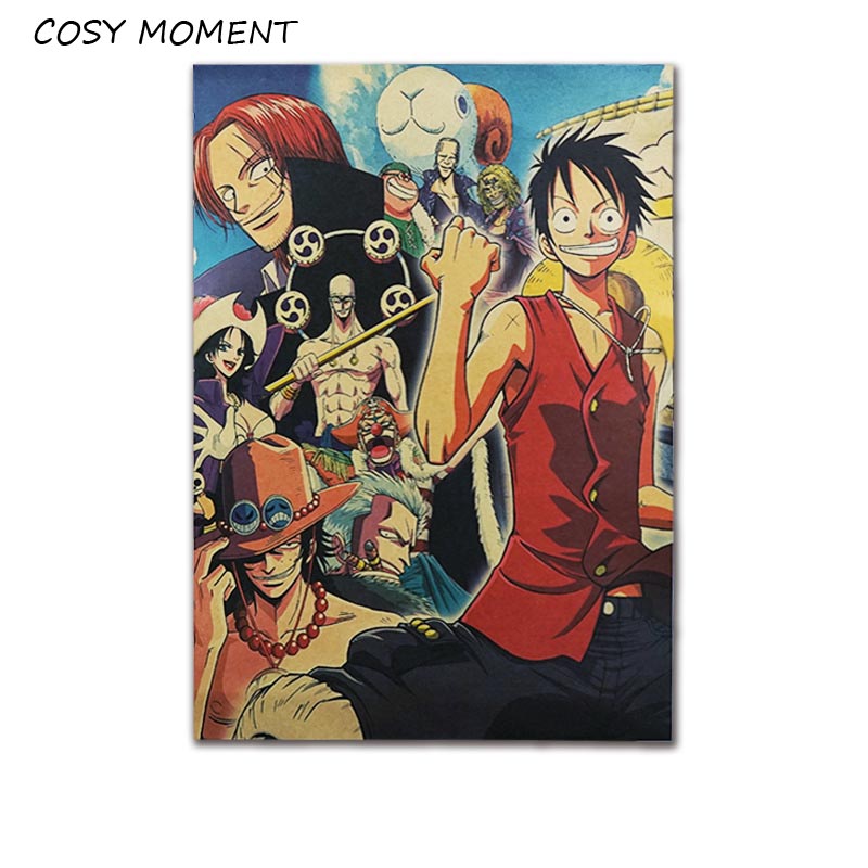 Cosy Moment One Piece Posters Home Wall Art Vintage Stickers Retro Poster Cafe Pub Cp005 - 5