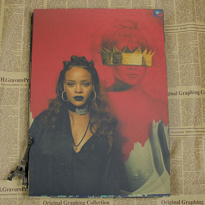 Singer Rihanna Retro Poster Home Wall Sticker Print Vintage Paingtings - 5