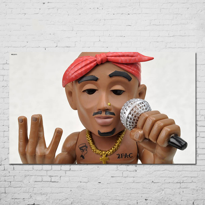 Tupac Shakur Hip Hop Music Star Poster Black White Hd Print Rap Culture Wall Art Zs037 - 5