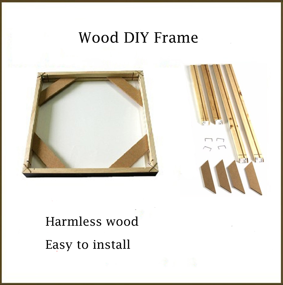 Magic Colors Eyes Flowers Psychedelic Artwork Sh37 Living Room Home Wall Modern Art Wood Frame Poster - 2