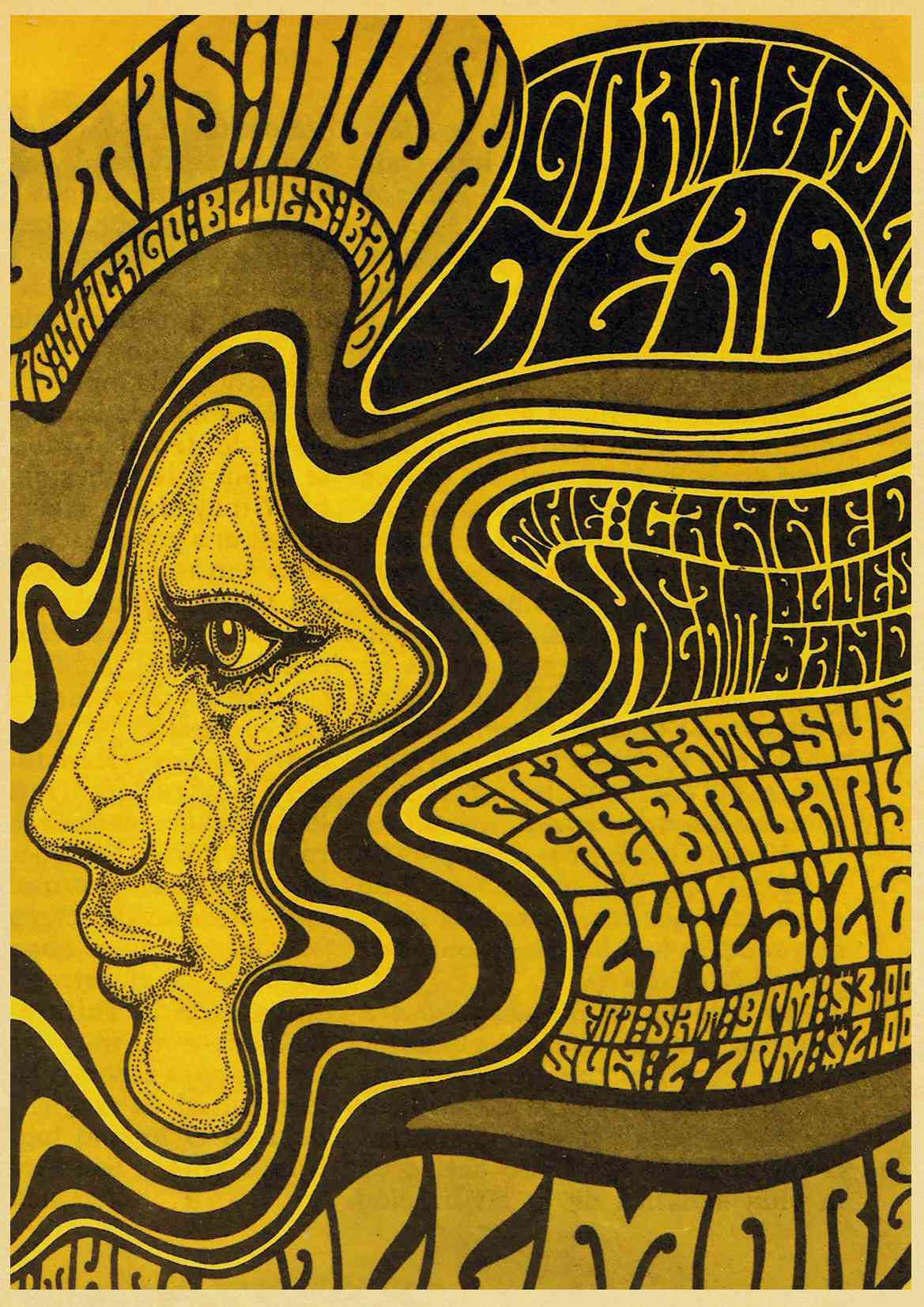 Off The Wall PSYCHEDELIC ROCK POSTERS