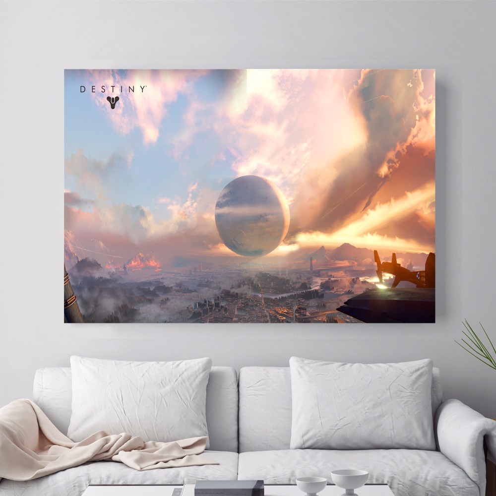 Destiny Game Vintage Canvas Art Print Painting Poster Room Home Wall No Frame - 3