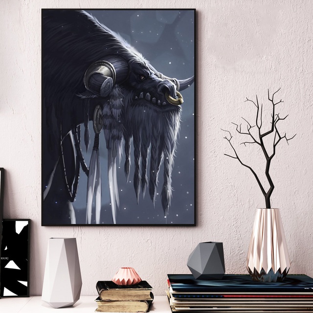 World Warcraft Vintage Canvas Painting Posters Prints Wall Art Home - 4