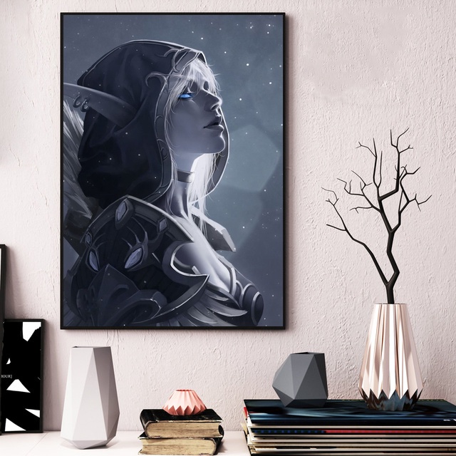 World Warcraft Vintage Canvas Painting Posters Prints Wall Art Home - 3