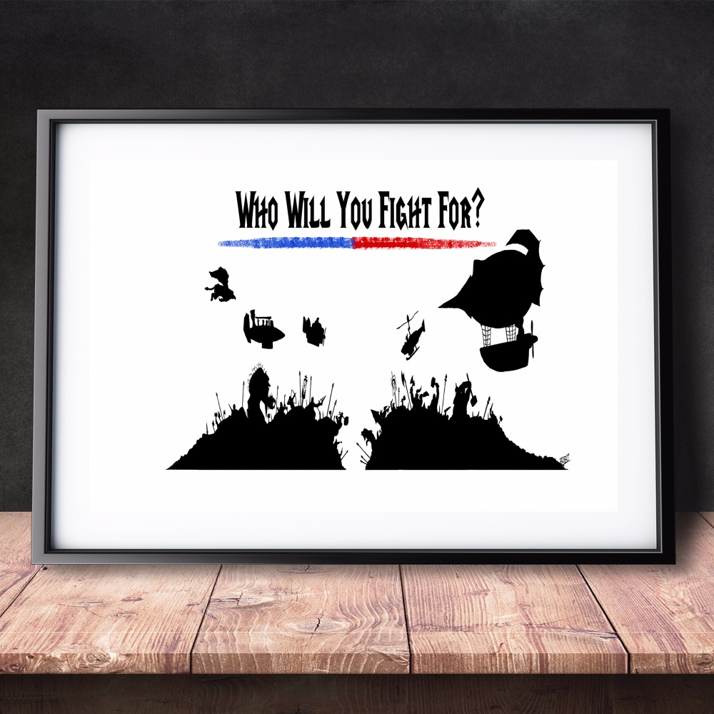 World Warcraft Watercolor Canvas Art Print Painting Poster Wall No Frame - 5