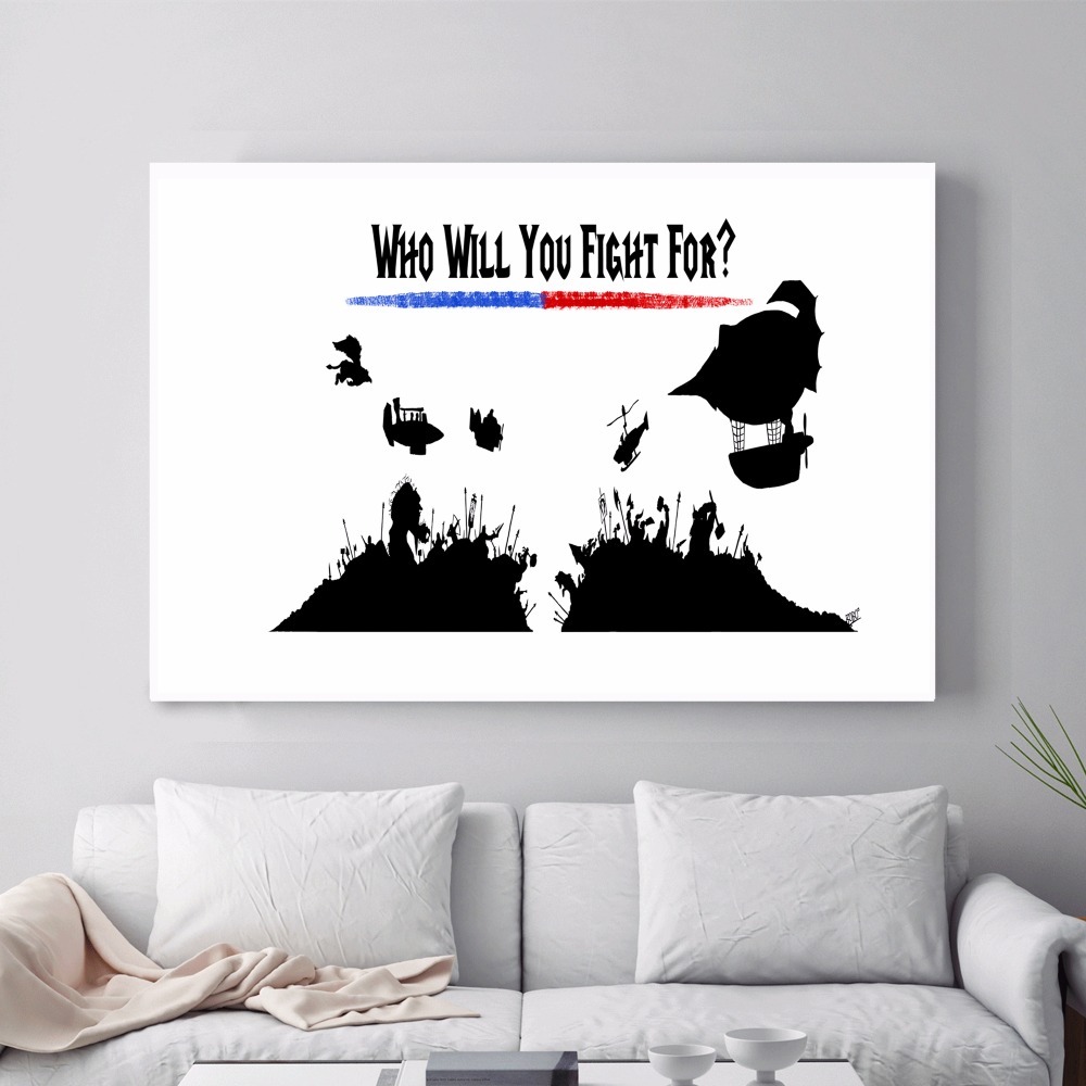 World Warcraft Watercolor Canvas Art Print Painting Poster Wall No Frame - 4
