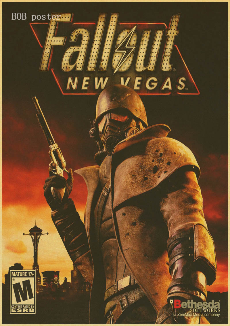 Vintage Posters Rock Fallout Game Wall Home Retro Poster Paintings Prints - 2