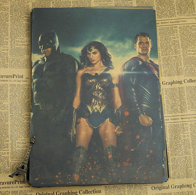 Vintage Dc Comics Batman Joker Hd Poster Retro Kraft Paper Bar Cafe Home Painting Wall Sticker - 3