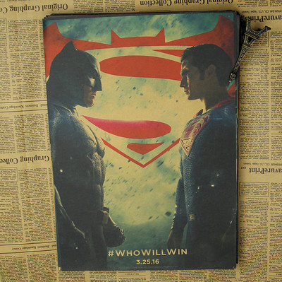 Vintage Dc Comics Batman Joker Hd Poster Retro Kraft Paper Bar Cafe Home Painting Wall Sticker - 2