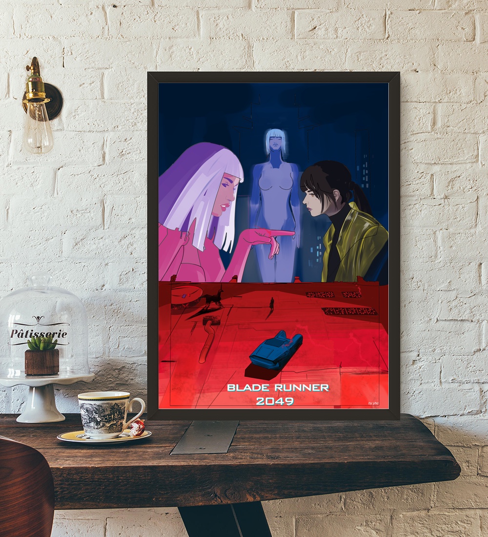 Blade Runner 2049 Vintage Wall Art Silk Prints Poster Paintings Living Room No Frame - 2