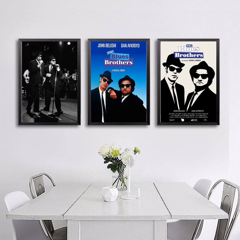 Blues Brothers Retro Vintage Tv Wall Art Silk Prints Poster Paintings Living Room No Frame - 3