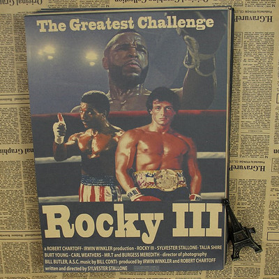 Vintage Paper Retro Poster - Rocky Stallone -posters Cudi Postervintage Home Wall Sticker - 4