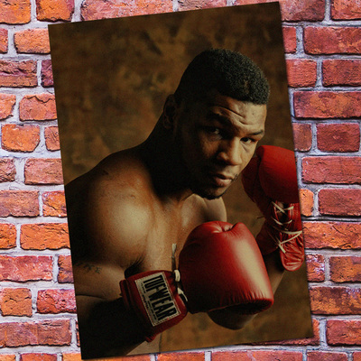 Muhammad Ali Vs Tyson Poster Retro Kraft Paper Vintage Home Boxing Sports - 3