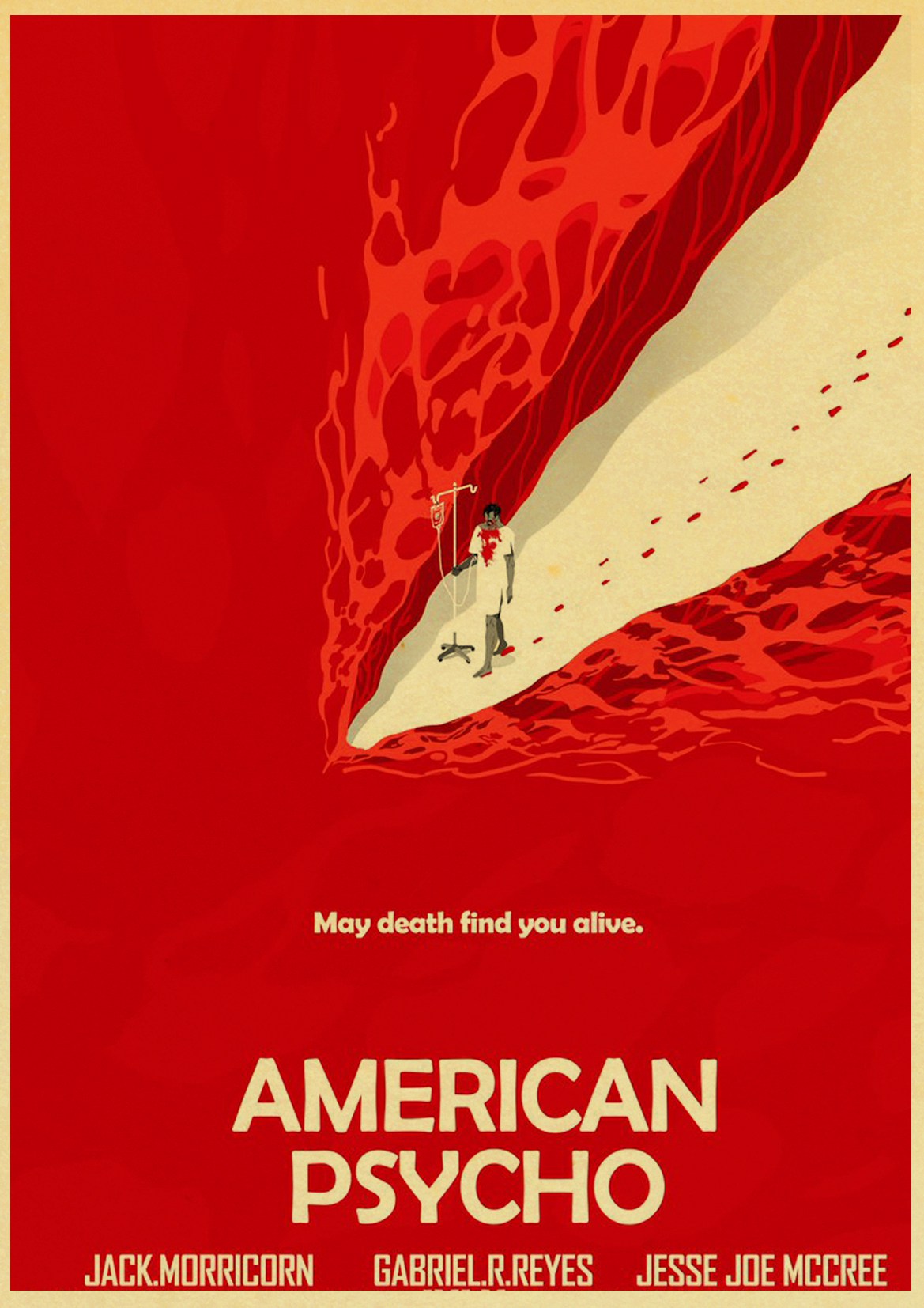 Poster Alfred Hitchcock's Psycho Horror Film Vintage Paper Wall Painting Home 42x30 Cm 30x21 - 6