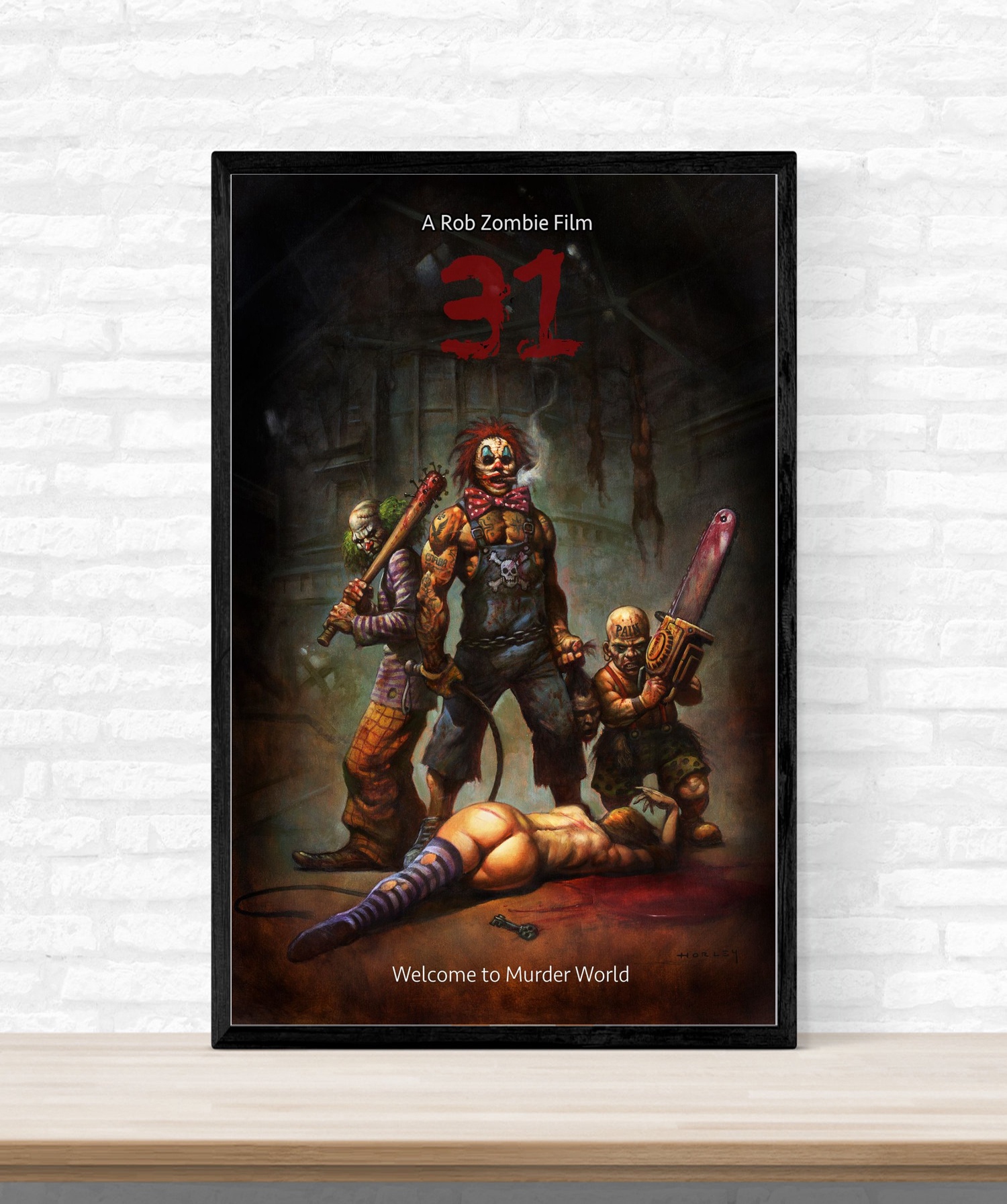 A Rob Zombie Film 31 Horror Vintage Art Silk Poster Home 12x18 24x36inch - 5