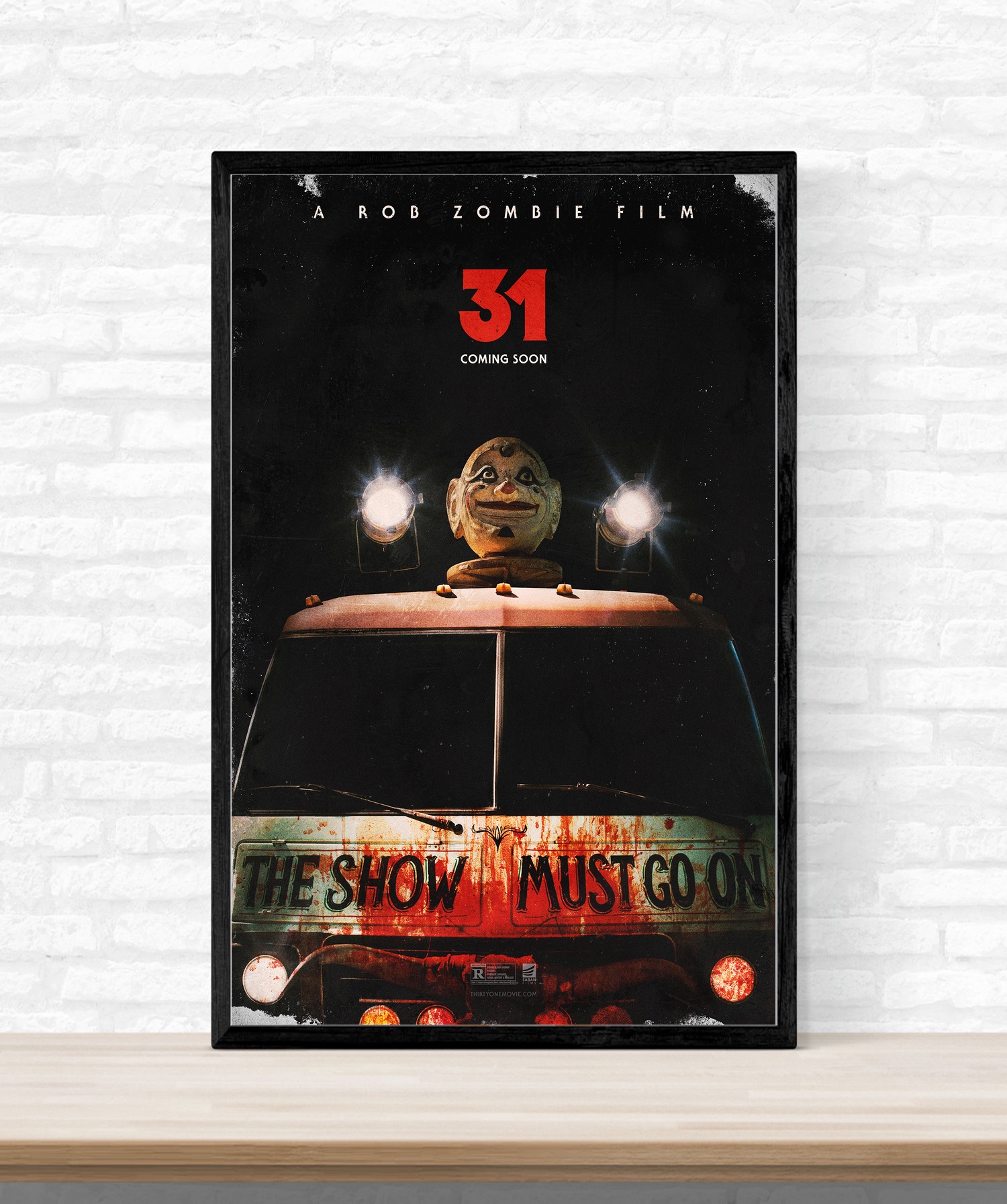 A Rob Zombie Film 31 Horror Vintage Art Silk Poster Home 12x18 24x36inch - 3