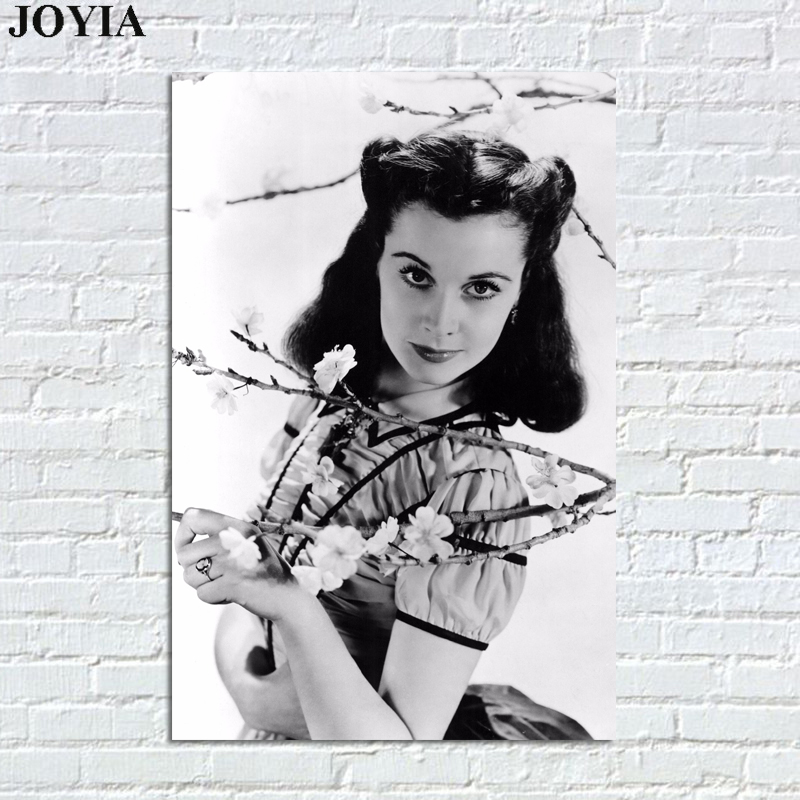 Gone Wind Vintage Poster Home Wall Decal Art Retro Fabric Cloth Prints No Frame - 2