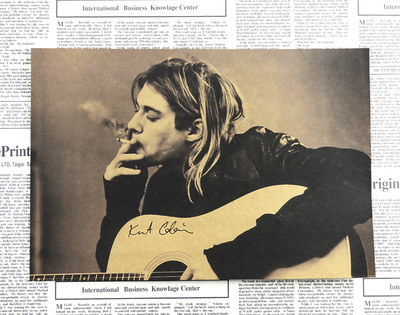 Vintage Super Rock Band Nirvana Kurt Cobain Cudi Poster Home Bar Retro Kraft Paper Wall Sticker 3021cm - 6