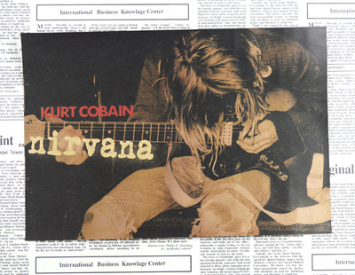 Vintage Super Rock Band Nirvana Kurt Cobain Cudi Poster Home Bar Retro Kraft Paper Wall Sticker 3021cm - 5