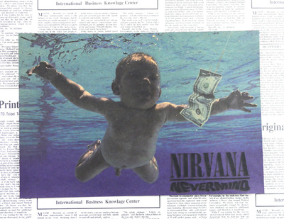 Vintage Super Rock Band Nirvana Kurt Cobain Cudi Poster Home Bar Retro Kraft Paper Wall Sticker 3021cm - 4