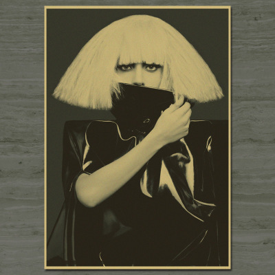 Queen Lady Gaga Music Class Vintage Retro Decorative Poster Wall Home Bar Posters - 5