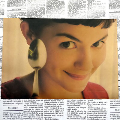 Vintage Style Retro Paper Poster Amelie From Montmartre Bar Cafe 3021cm - 3