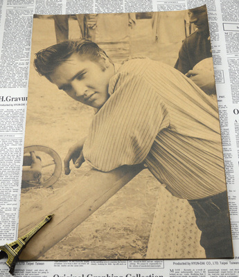 Vintage Paper Retro Poster Rock Roll Music Posters Elvis Presley Personalised Room Wall Sticker 3021cm - 2