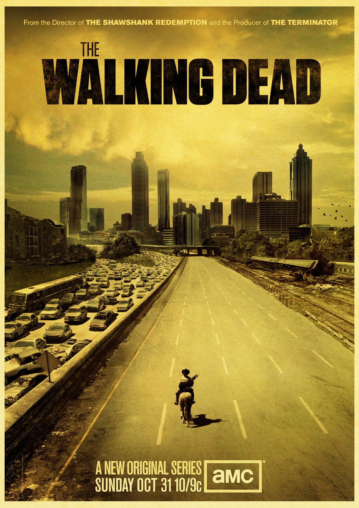 Vintage Walking Dead Season 7 Retro Poster Kraft Paper Bar Cafe Home Painting Wall Sticker - 4