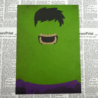 Vintage Superhero Ironman Avengers Poster Retro Kraft Paper Bar Cafe Home Painting Wall Sticker 3021cm - 4